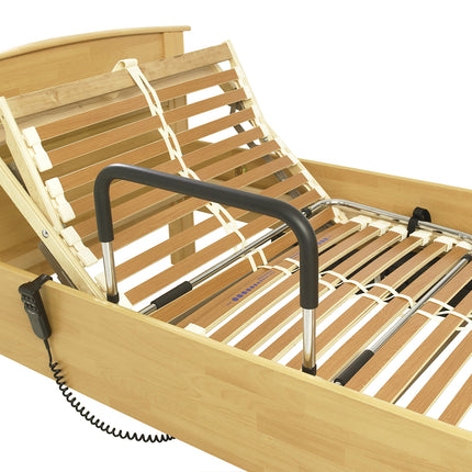 Standing aid and bed handle height adjustable, ideal for frame beds, beds with back adjustment and hospital beds