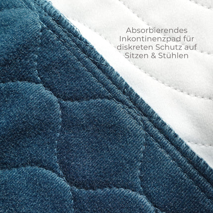 ABENA Washable Incontinence Pad, Chair Pad for Incontinence, 45x45 cm, Waterproof Backing, Soft, Absorbent Pad, Protector for Wheelchairs, Chairs, and Sofas. Anti-Slip Backing
