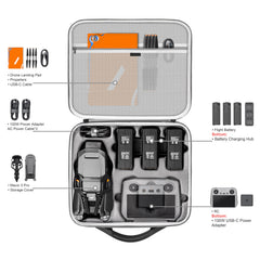 Tomat Mavic 3 Pro Bag Travel Carrying Case For DJI Mavic 3 Pro Fly More Kit Accessories, Bag Protection Battery for DJI Mavic 3 Pro RC Control