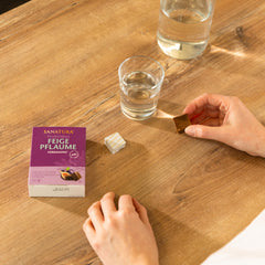 Sanatura Fig Plum Fruit Cubes - 24 pieces - for normal digestion - Figs, plums, tamarinds and inulin - 240 g
