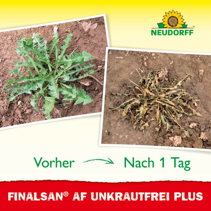 Neudorff Finalsan AF UnkrautFrei Plus – Powerful, fast-acting weed killer that penetrates to the roots. Ready-to-use for 25 m², 750 ml