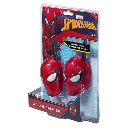 ekids SM-202 Spider-Man Walkie Talkie for Children, Red, One Size