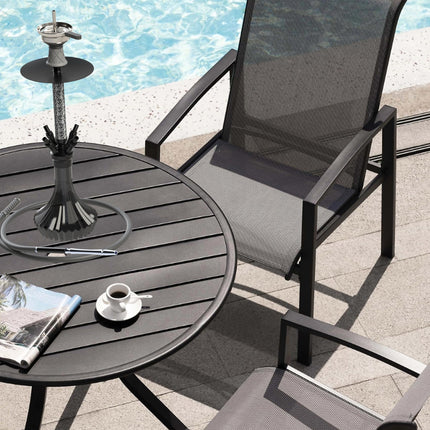 NOBLE HOOKAH Shisha Set 4 Connections With Leather Trim Shisha Head XL Shisha 4 Hose made of aluminum tube, Equipped with 4 silicone hoses and handle