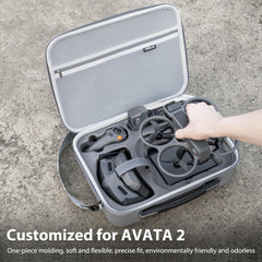 STARTRC Avata 2 Bag Portable Travel Bag for DJI Avata 2 with Goggles 3/Two-Way Charging Dock,Storage Bag for DJI RC Motion 3/Intelligent Flight Battery