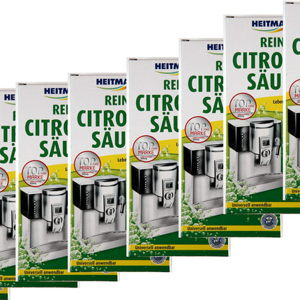 Pure citric acid powder from Heitmann 8 packs of 375g each