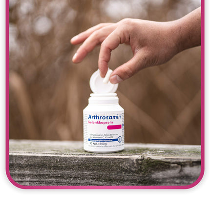 Arthrosamin Joint Capsules - High-dose with glucosamine + chondroitin for supple joints - The original from the pharmacy, 90 capsules