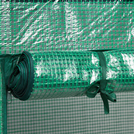 Relaxdays Tomato Greenhouse, Garden &amp; Balcony, Plastic Greenhouse for Tomatoes, HxWxD: 150x100x50 cm, Steel &amp; PE Film, Green