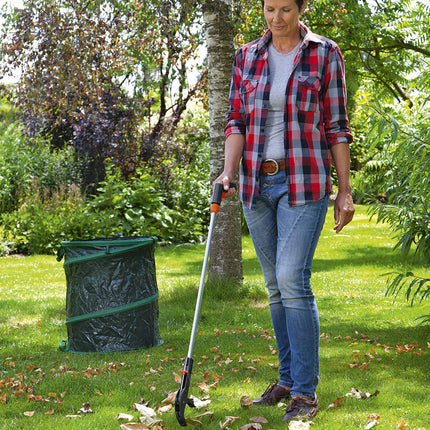 Gardena Grabber: Grabber with pick spike for back-friendly picking up of fallen fruit or waste, for left- and right-handed users, stainless steel (3567-20)