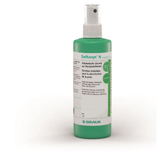 B. Braun Softasept N colorless, skin disinfectant, 250 ml spray bottle