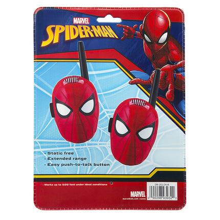 ekids SM-202 Spider-Man Walkie Talkie for Children, Red, One Size