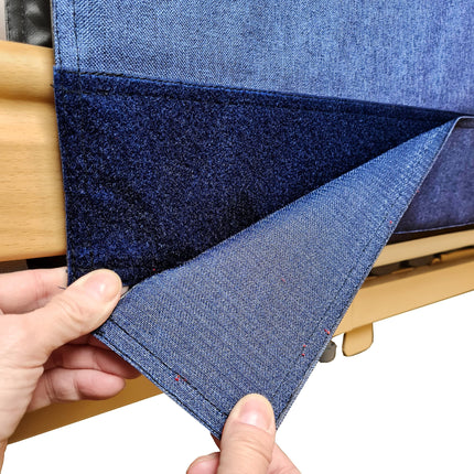 METIMEDI side rail padding with Velcro fastener and foam – shock protection for nursing and hospital beds, ensures safety, privacy and comfort