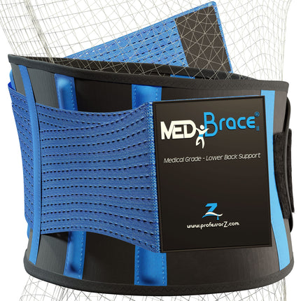 MEDiBrace Back Support Belt Back Brace, Lumbar Support for Lower Back with Adjustable Back Strap and Support Struts for Back Pain Relief