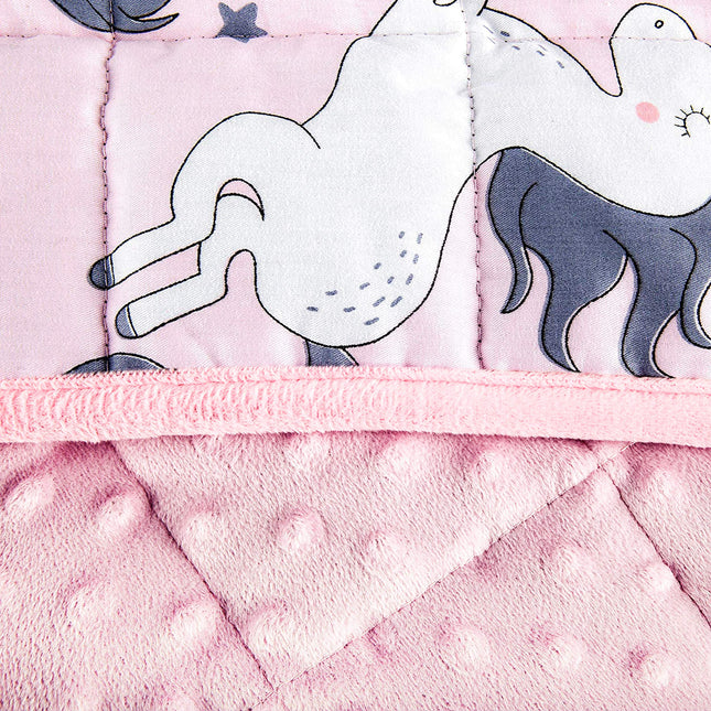 Sleepymoon Weighted Lap Pad for Anxiety and Relaxation (Pink, 46 * 54cm-1.4kg)